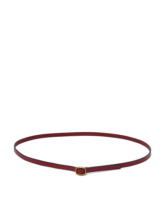 Leder Damen Gürtel Rot