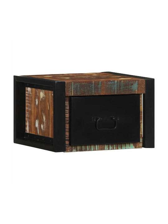 Κομοδίνο από Μασίφ Ξύλο Πολύχρωμο 40x35x25cm 4015946