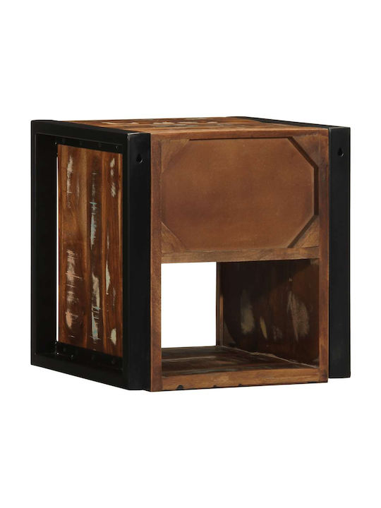 Κομοδίνο από Μασίφ Ξύλο Πολύχρωμο 40x35x40cm