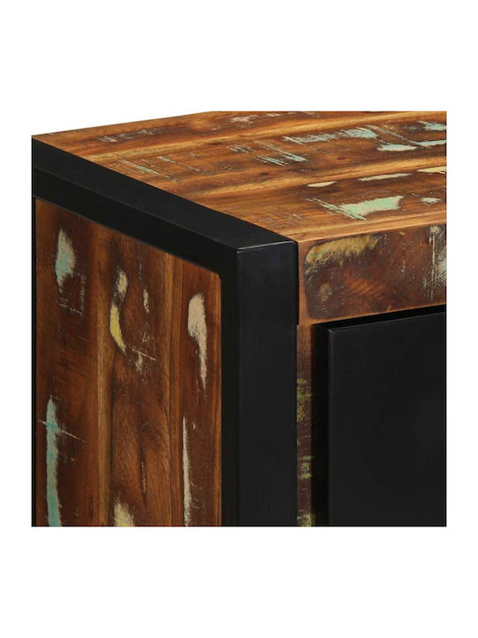Κομοδίνο από Μασίφ Ξύλο Πολύχρωμο 40x35x40cm