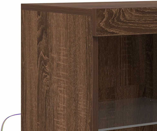 Мебели за съхранение дървен Кафяв 81x37x100см