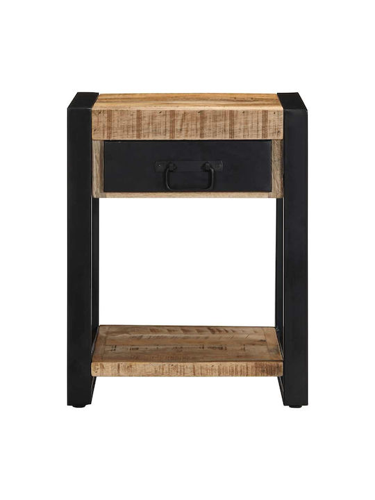 Square Side Table from Solid Wood Coffee L40xW40xH50cm.