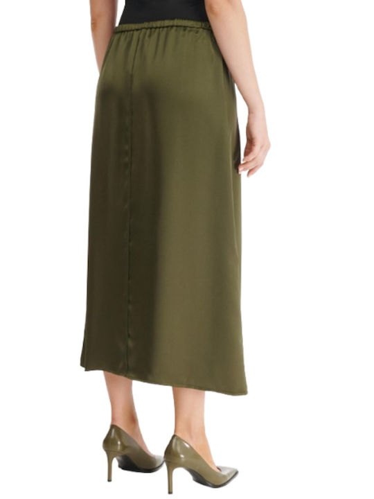 Diana Gallesi Skirt Oil Green