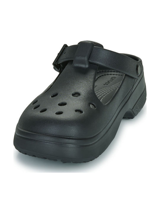 Crocs Classic Mary Jane Women's Clogs Black