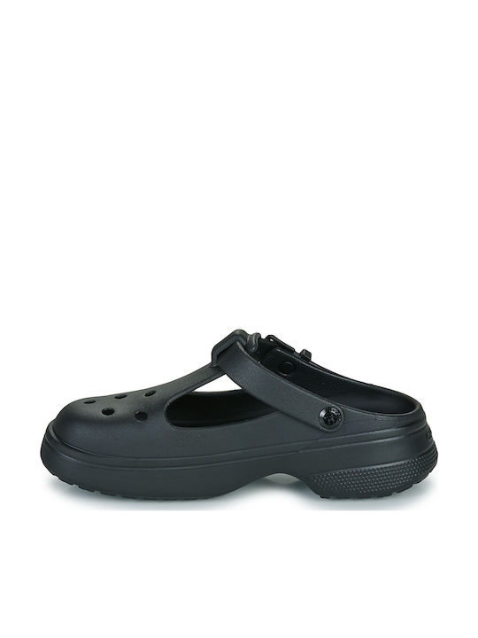 Crocs Classic Mary Jane Women's Clogs Black