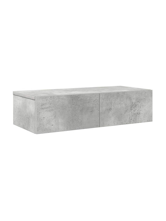 Shelf Wall Concrete Grey 60x26.5x15cm