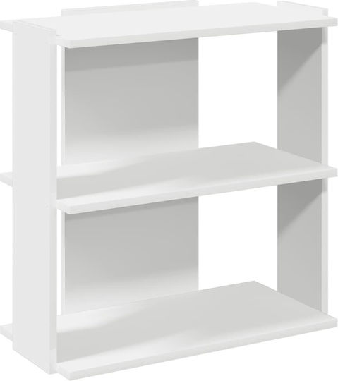 Bibliotecă Albă 60x30x60 cm