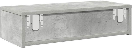 Wandregal Grau Beton 60x26.5x15cm