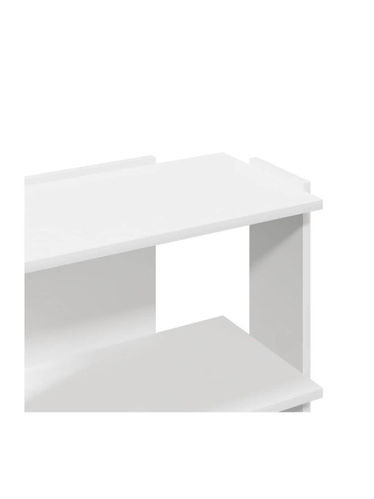 Bibliotecă Alb 60x30x60cm