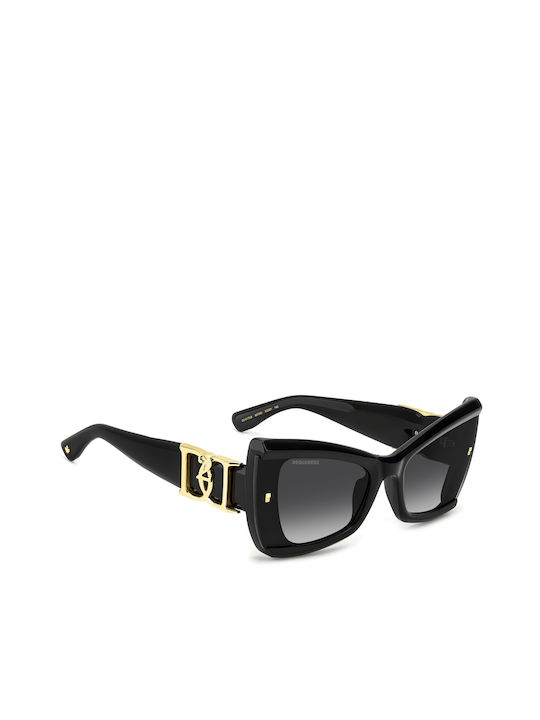 Dsquared2 Sunglasses with Black Frame and Black Lens D2 0170/S 807/9O