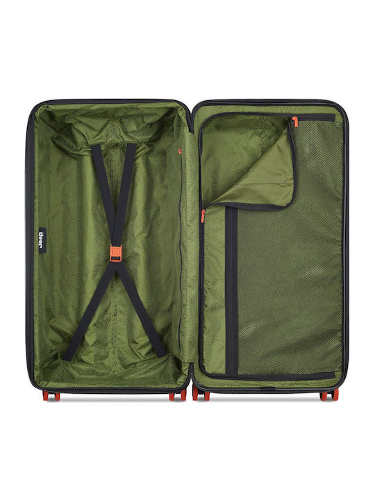Delsey Jeep Large Travel Suitcase Hard Green with 4 Wheels Height 80cm 274682803