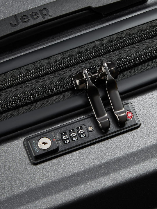 Delsey Jeep Large Hard Suitcase Antracite With 4 Wheels Height 80cm