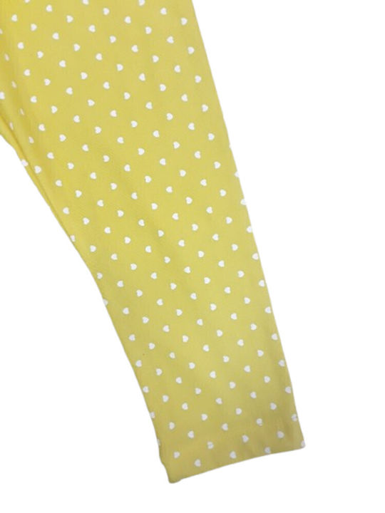 Παιδικό Σετ με Κολάν Καλοκαιρινό 2τμχ Yellow
