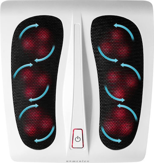 Homedics FM-TS9 Dispozitiv de masaj Shiatsu pentru picioare cu funcție de încălzire Albă