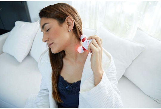 Beurer Massage Device for the Neck, the Back, the Legs & the Hands with Vibration Red