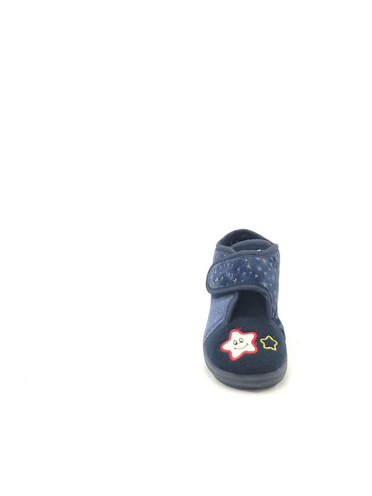 Παντόφλες Μποτάκια Μπλε