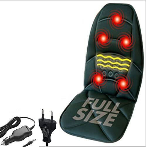 Sitz Massage für die Taille & den Rücken mit Heizfunktion Schwarz