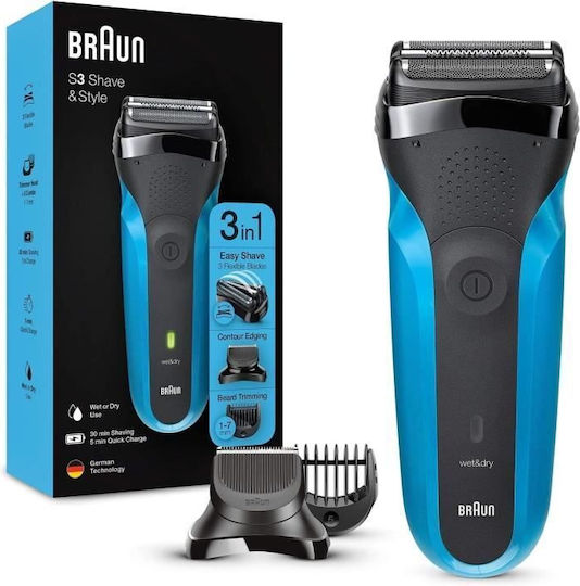 Braun Series 3 S7171131 Foil Ξυριστική Μηχανή Προσώπου Επαναφορτιζόμενη