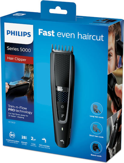 Philips Series 5000 Set Hair Clipper Black HC5632/15