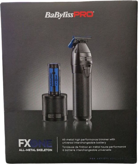 Babyliss Skeleton FX-One Επαναφορτιζόμενη Κουρευτική Μηχανή Μαύρη FX799MBE