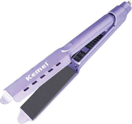 Kemei KM-1231 Πρέσα Μαλλιών με Κεραμικές Πλάκες 48W