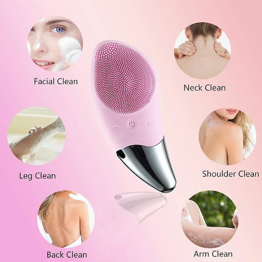 Br-020 Cleansing Silicone Facial Cleansing Brush Green t02115678-1