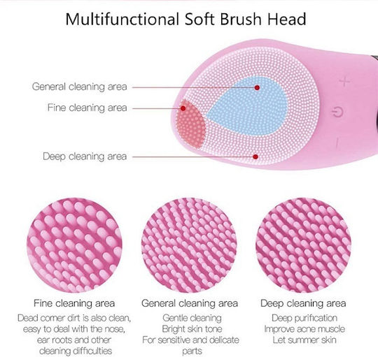 Br-020 Cleansing Silicone Facial Cleansing Brush Green t02115678-1