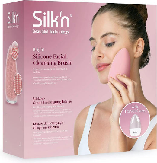 Silkn Fb1pe1p001 Bright Silicone Facial Cleansing Brush