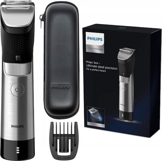 Philips Beard 9000 Prestige Trimmer Μηχανή Επαναφορτιζόμενη BT9810/15