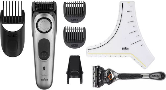 Braun Series 7 Trimmer Μηχανή Επαναφορτιζόμενη Black / Space Grey BT7420