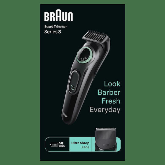 Braun Trimmer Μηχανή Επαναφορτιζόμενη 447795