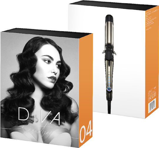 Diva Pro Styling Signature 04 Hair Curling Iron 32mm 57W