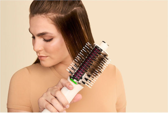 Shark SmoothStyle Ceramic Electric Brush with Air for Straightening and Curls 900W