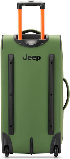 Delsey Jeep Reisetasche 64Es Elm Green mit Rädern Stoff L73xB30xH36.5cm