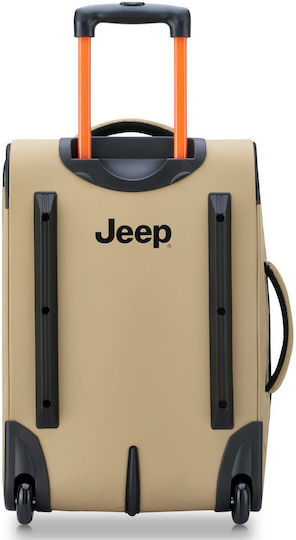 Delsey Jeep Sack Voyage 37lt Warm Sand with Wheels Fabric L55xW25xH37cm
