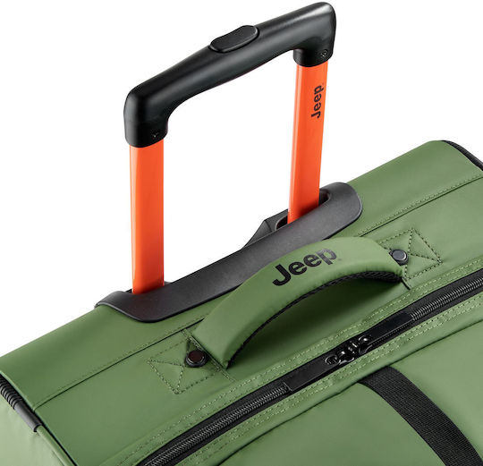 Delsey Jeep Σακ Βουαγιάζ 96lt Elm Green με Ρόδες Υφασμάτινο Μ82xΠ34xΥ41.5εκ.