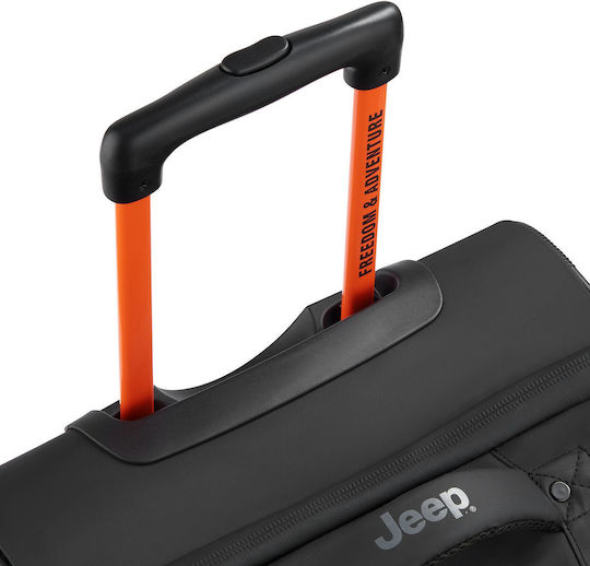 Delsey Jeep Σακ Βουαγιάζ 38lt Black με Ρόδες Υφασμάτινο Μ55xΠ25xΥ37εκ.