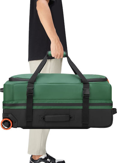 Delsey Jeep Sack Voyage 64lt Elm Green with Wheels Fabric L72xW29.5xH36.5cm