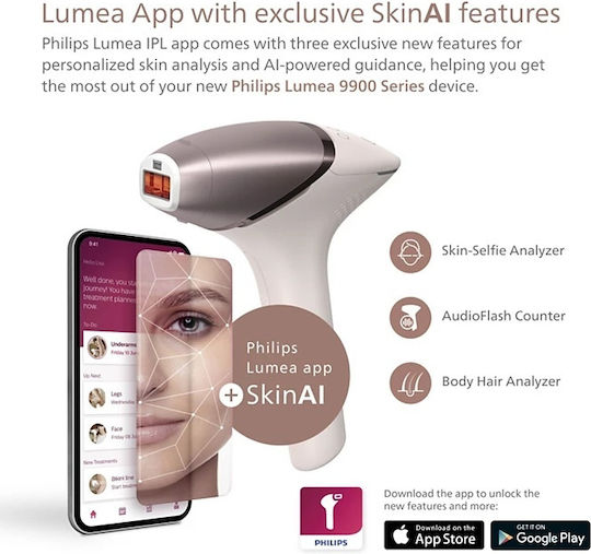 Philips Lumea IPL Series 9000 Epilator Machine Epilator for Face, Body & Bikini BRI951/00