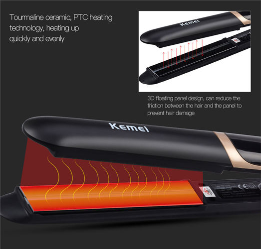 Kemei Αποτριχωτική Μηχανή Epilator για το Σώμα KM-2219 Λευκή / Φούξια