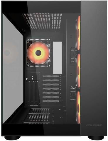 Cougar FV150 RGB Gaming Midi Tower Κουτί Υπολογιστή με Πλαϊνό Παράθυρο Μαύρο