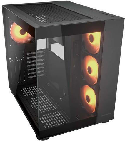 Cougar FV150 RGB Gaming Midi Tower Κουτί Υπολογιστή με Πλαϊνό Παράθυρο Μαύρο