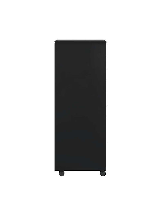 Чекмеджета Офис с колелца и чекмеджета Натурален 53x39x103см