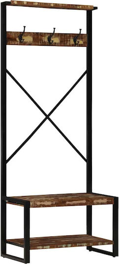Mobilier de Intrare cu Cuier / Dulap pentru Pantofi & Bancă Colorful 80x40x190cm