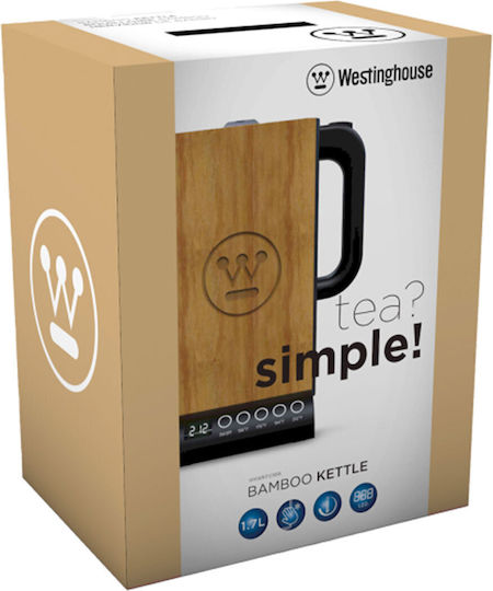Westinghouse Βραστήρας 1.7lt 2200W Καφέ