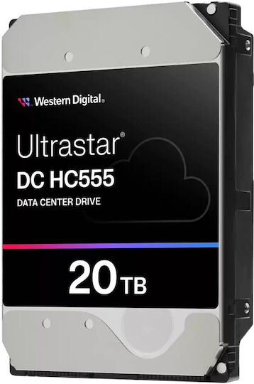 Western Digital Ultrastar HC555 20TB HDD Hard Drive 3.5" SAS 3.0 7200rpm with 512MB Cache for NAS / Server 0B47749