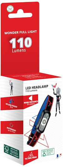 Wonder Lumină de lucru și de sit, cu baterie Lanternă Frontală LED cu Luminozitate Maximă 110lm