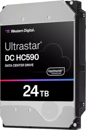Western Digital DC HC590 24TB HDD Σκληρός Δίσκος 3.5" SATA III 7200rpm για NAS / Server 0F59373
