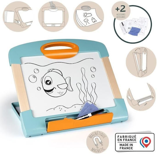 Smoby Modulo Magnetic Board Easy To Transport 3 Usage Options Made In France