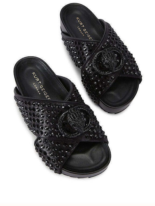 Γυναικεία Σανδάλια Flatforms Μαύρα
